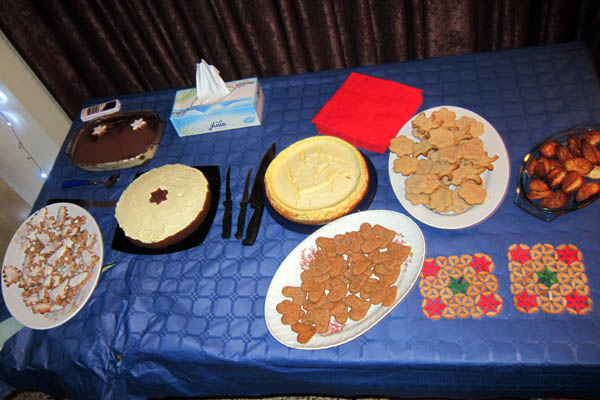 Christmas goodies in Erbil, Iraq